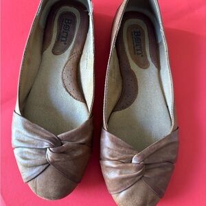 Born Women's Tan Leather Loafers